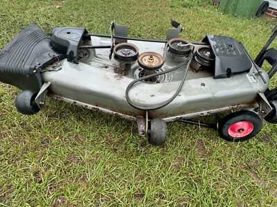 craftsman riding mower deck parts diagram