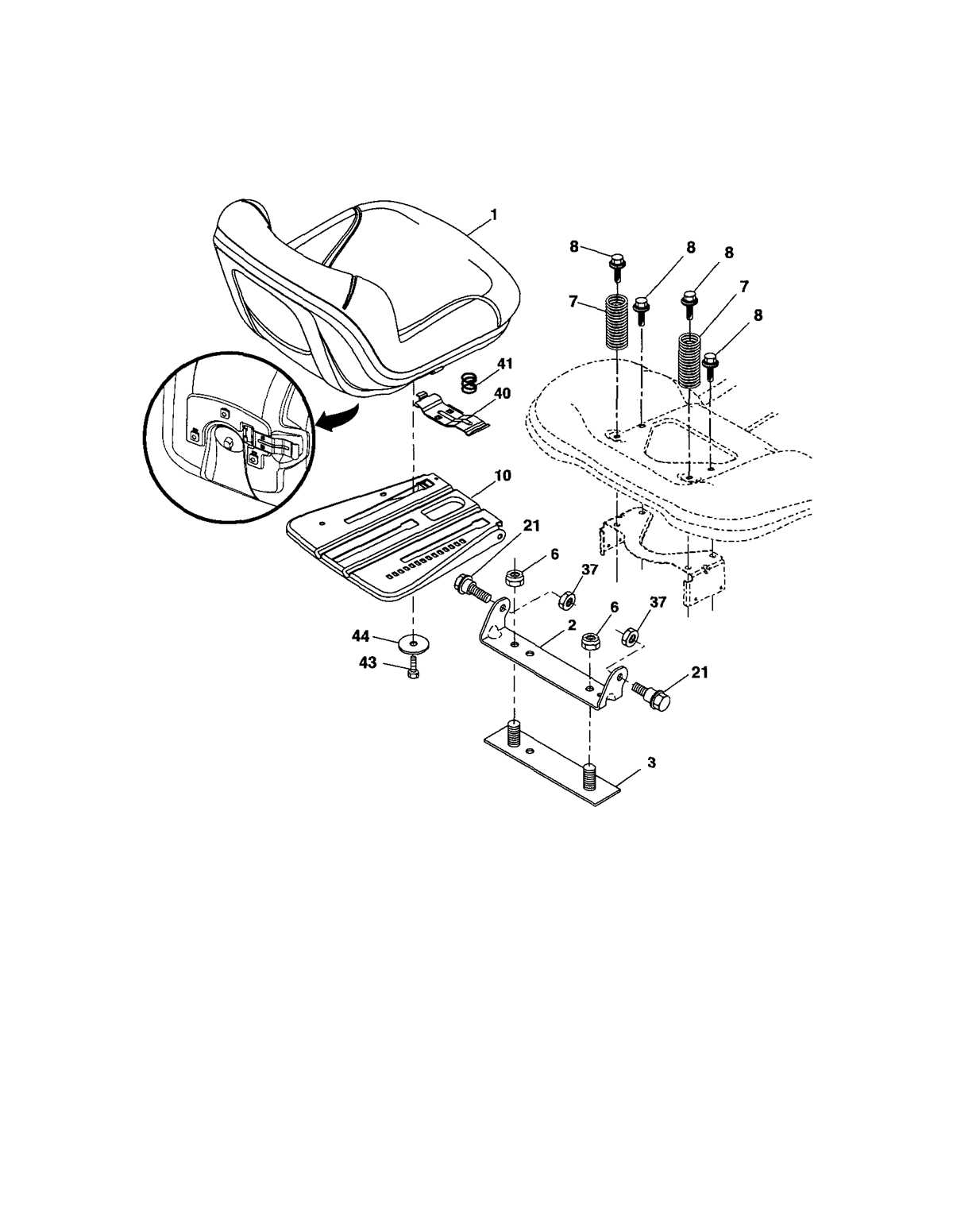 craftsman z6700 parts diagram
