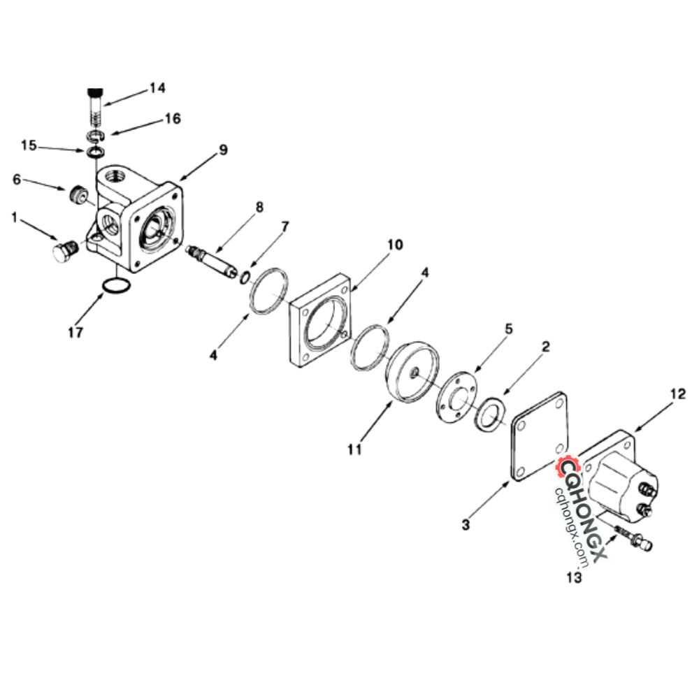 cummins pt fuel pump parts diagram