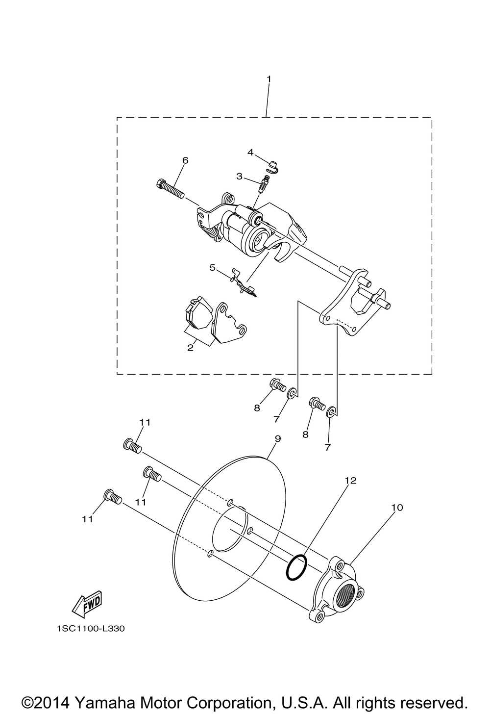 yamaha f300 parts diagram
