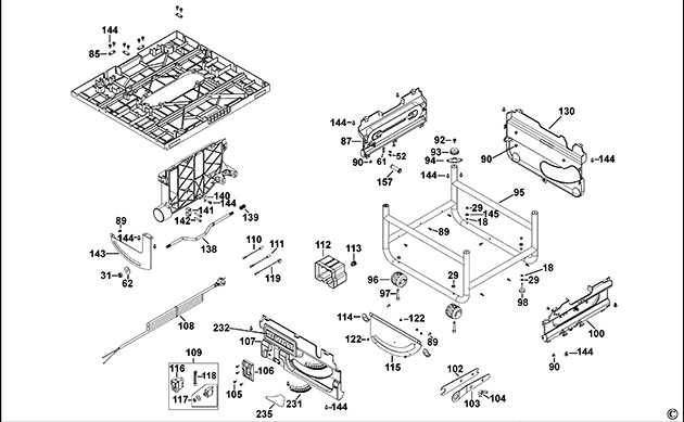 dewalt table saw parts diagram dewalt table saw parts diagram