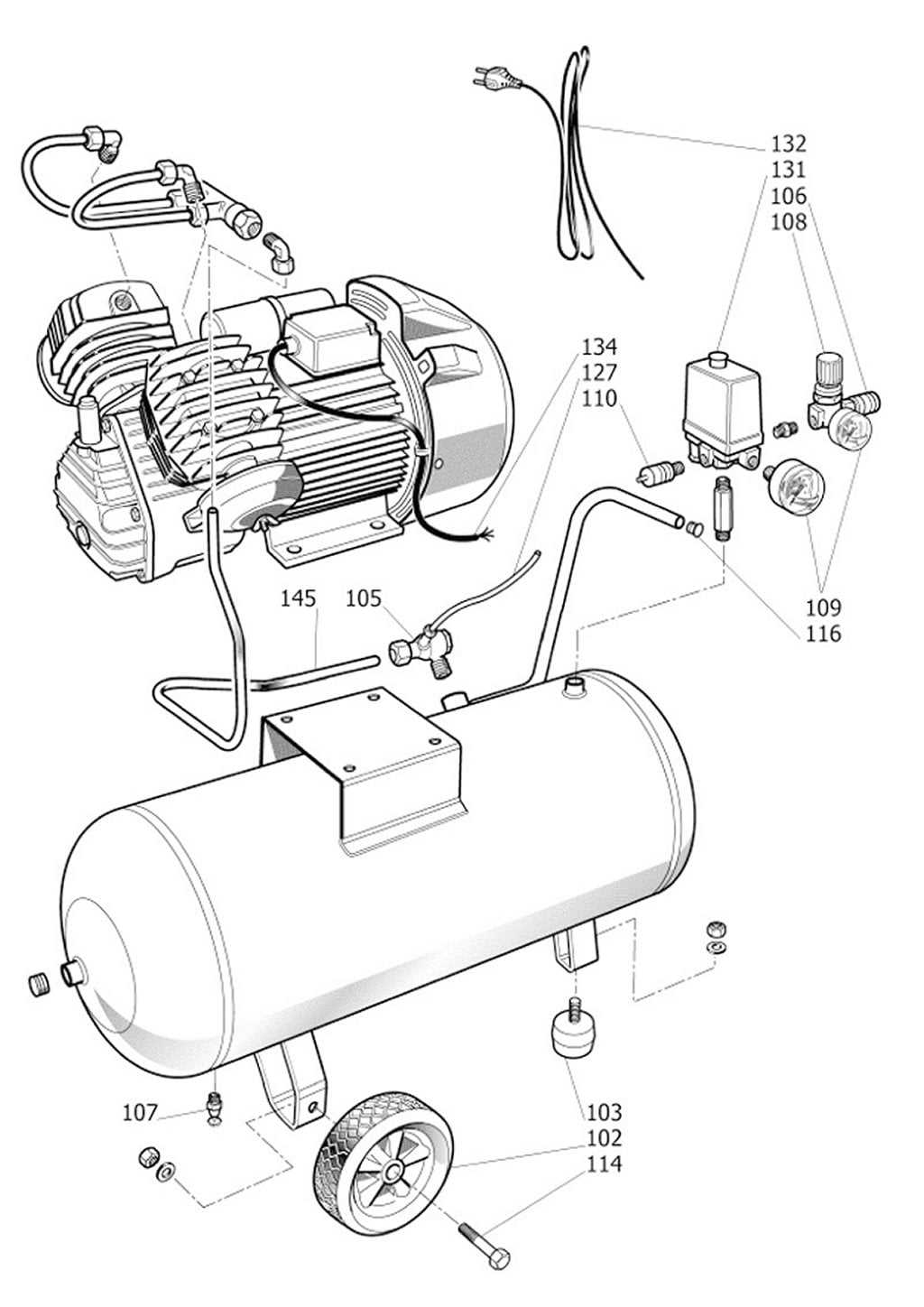 diagram air compressor parts diagram air compressor parts