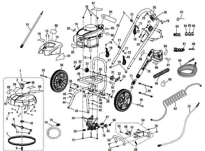 ryobi 3300 psi pressure washer parts diagram