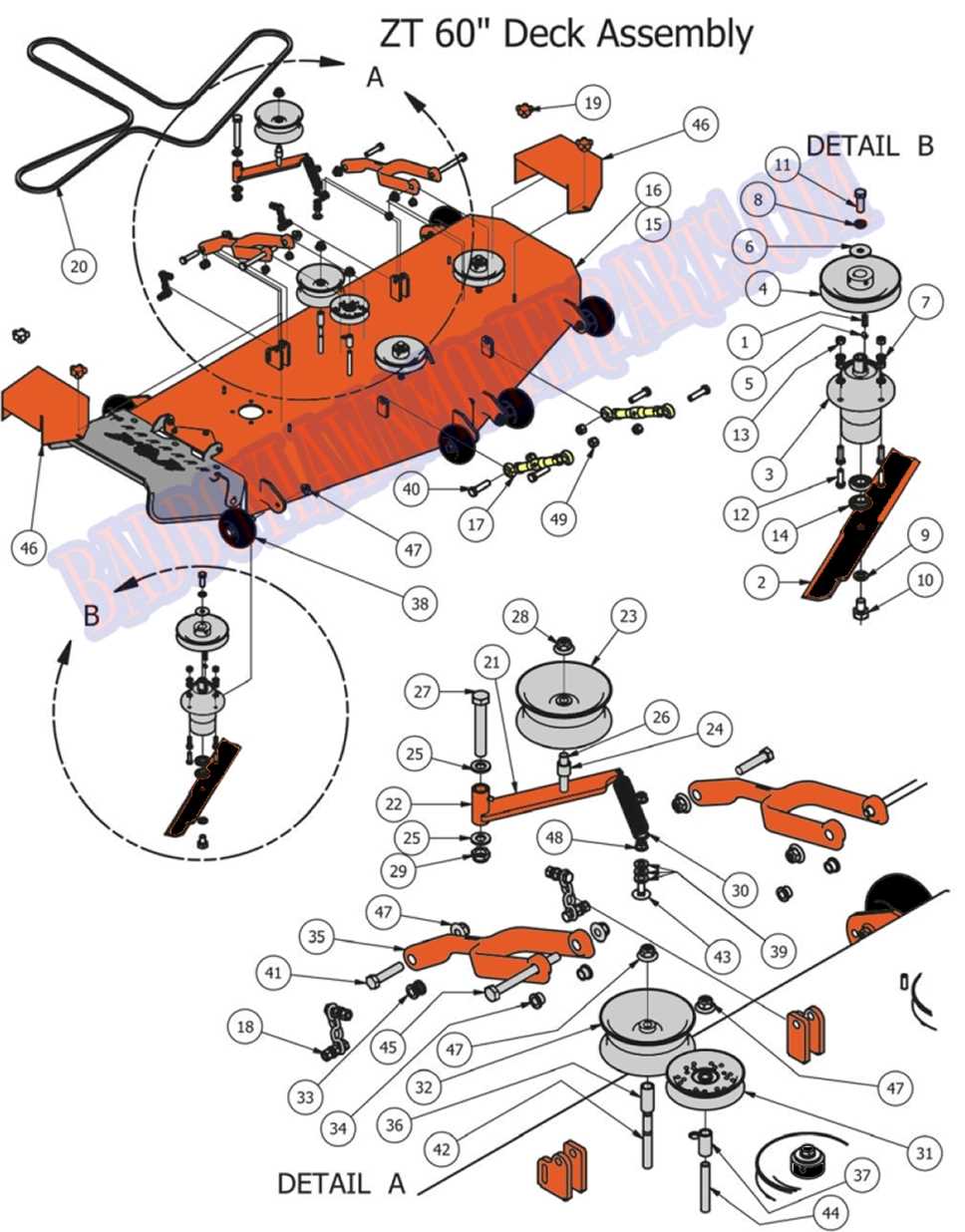 bad boy zt elite 60 parts diagram
