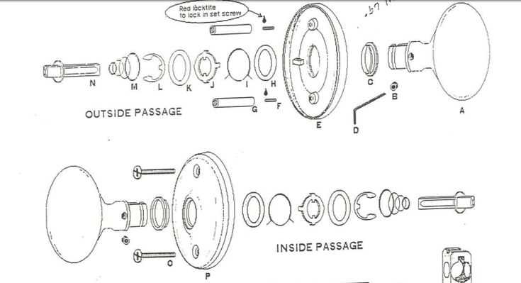 door lever parts diagram door lever parts diagram