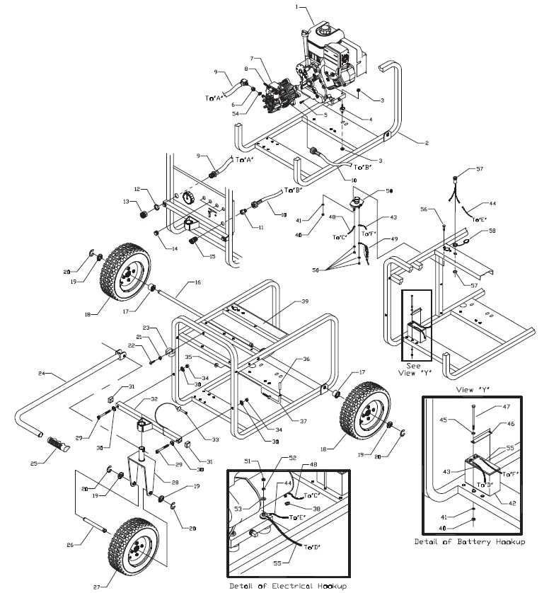 dr mower parts diagram