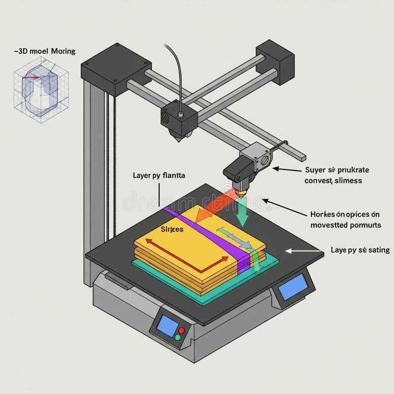 3d printer parts diagram