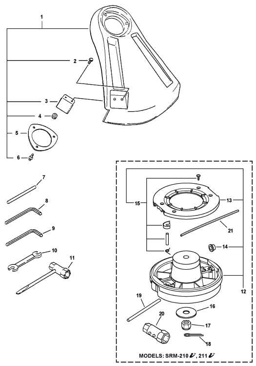 echo srm 210 parts diagram