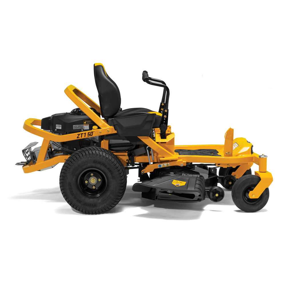cub cadet zt1 50 parts diagram