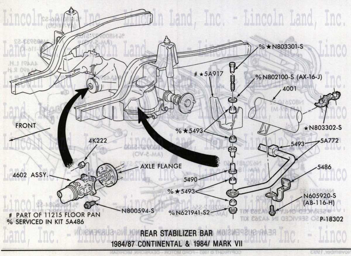 lincoln town car parts diagram