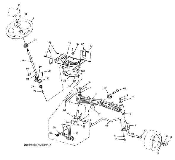 husqvarna yth18542 parts diagram