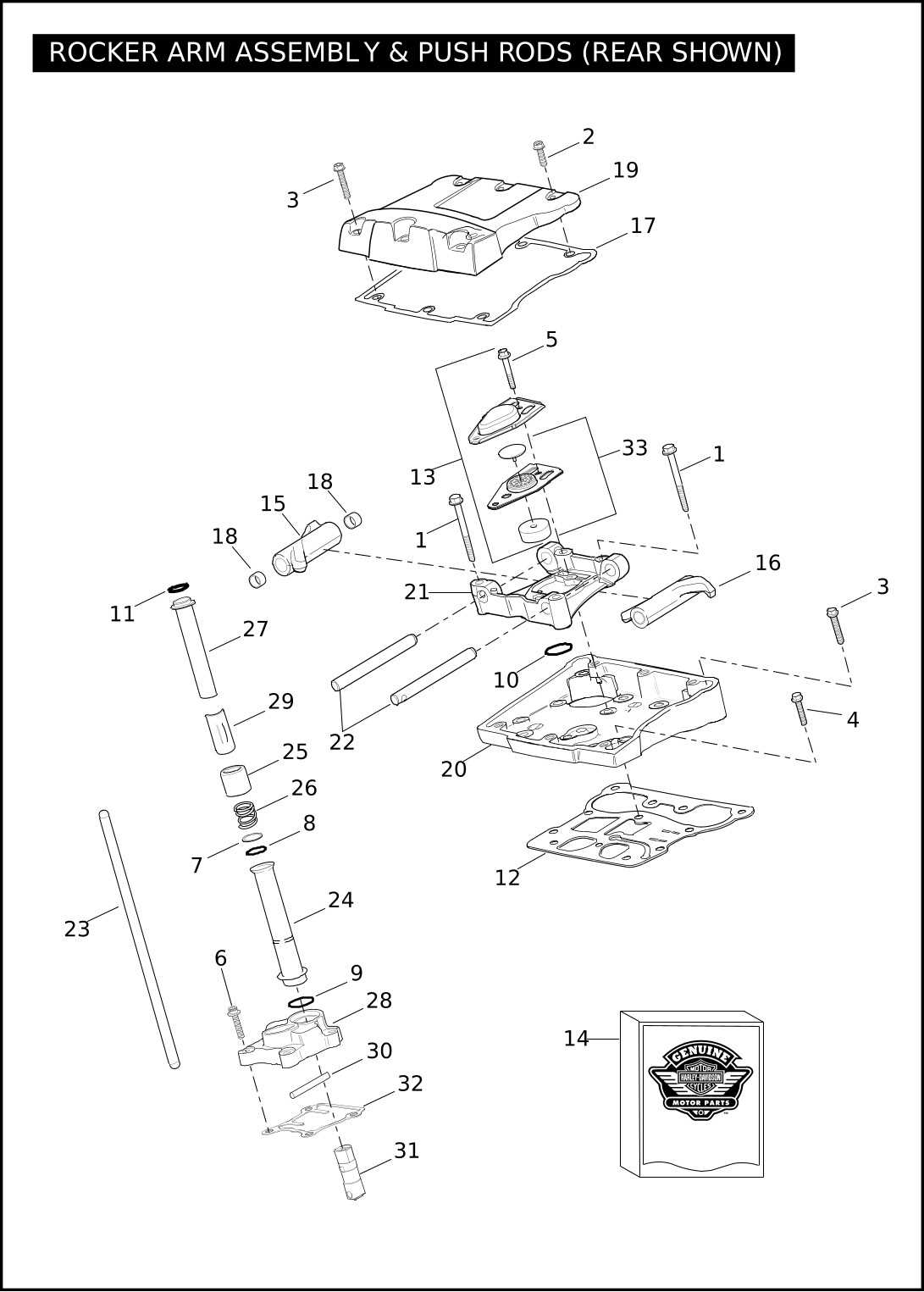 harley primary parts diagram
