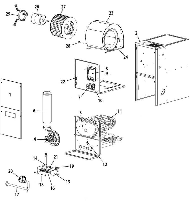 heil furnace parts diagram heil furnace parts diagram