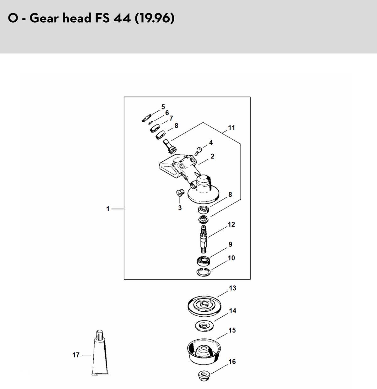 stihl fs 110 parts diagram