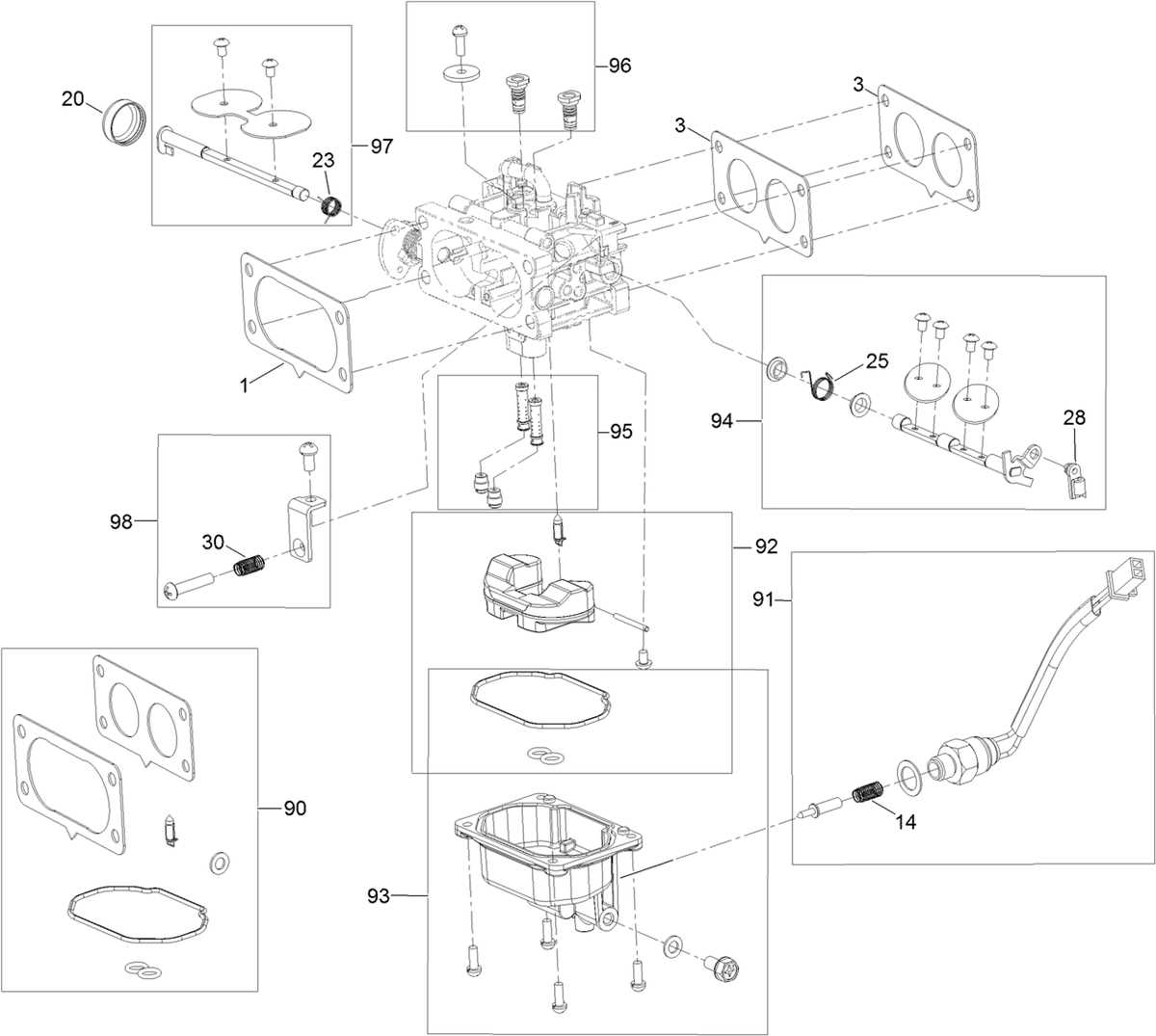 exmark commercial 30 parts diagram
