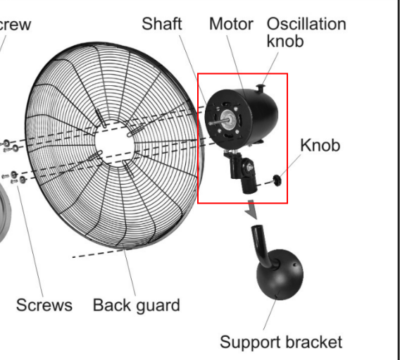 fan parts diagram fan parts diagram