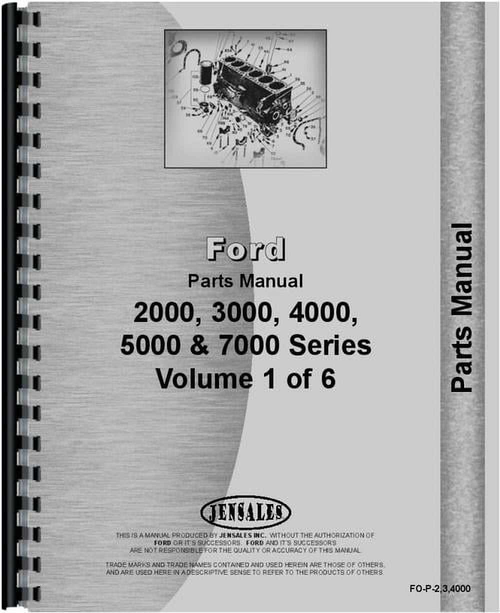 ford tractor parts diagram