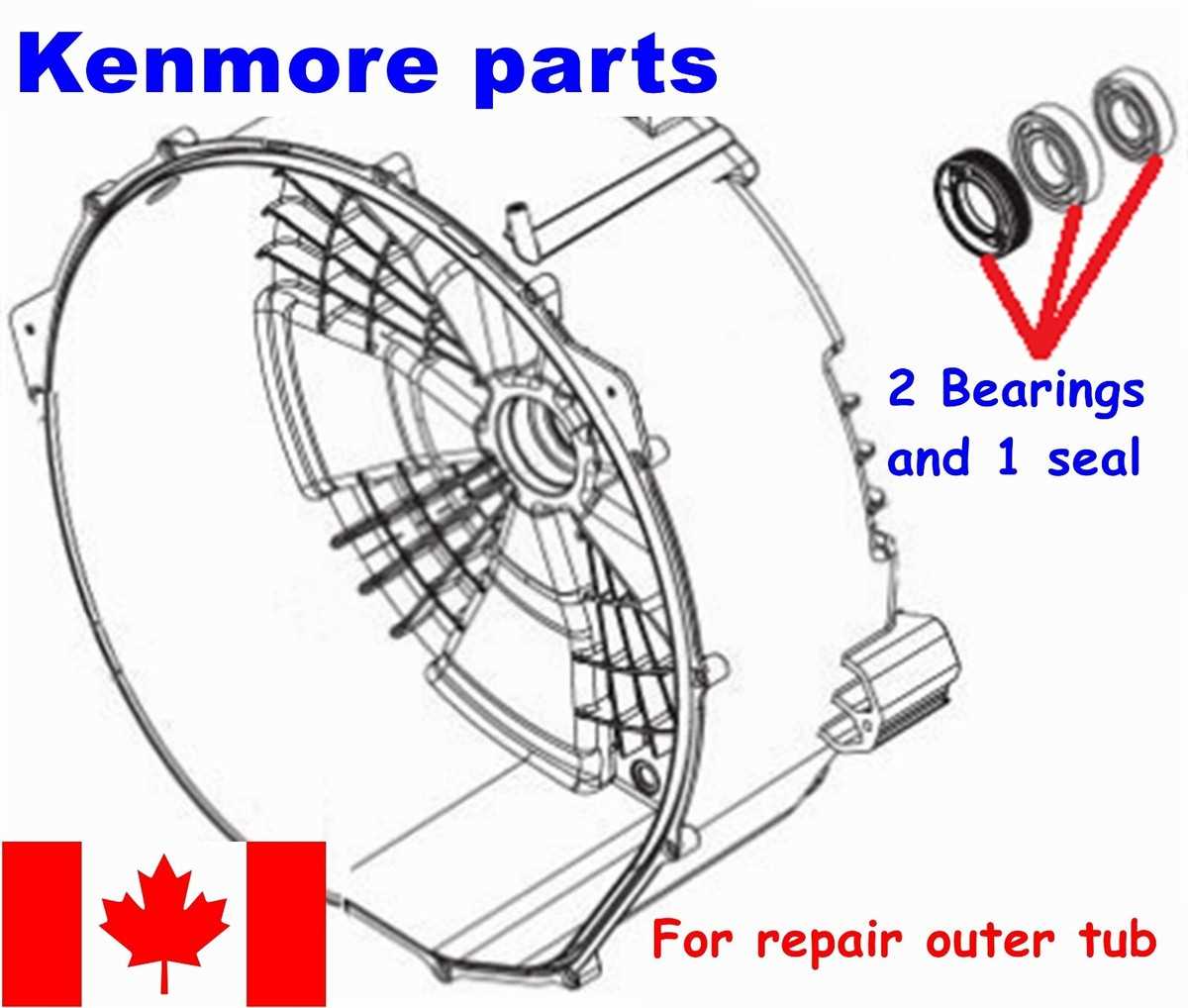 kenmore top load washer parts diagram