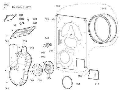 electrolux dryer parts diagram
