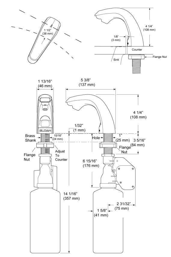 sloan parts diagram