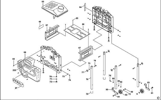 dewalt 734 planer parts diagram