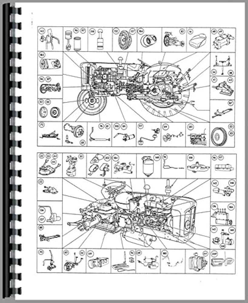 ford tractor parts diagram