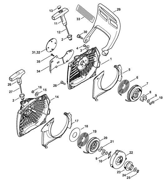 ms261 parts diagram