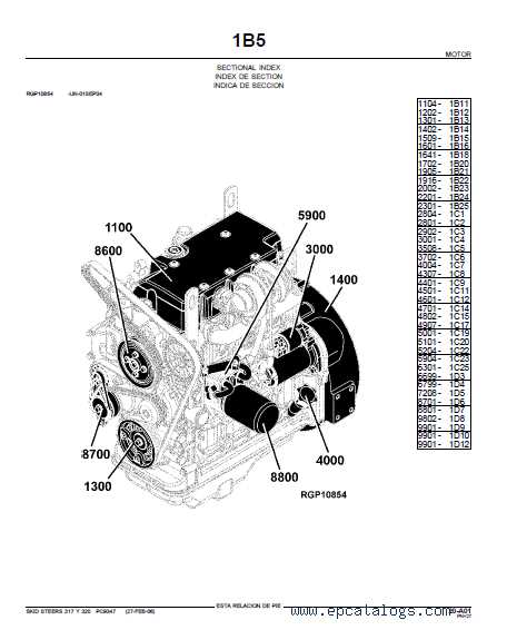 john deere 317g parts diagram
