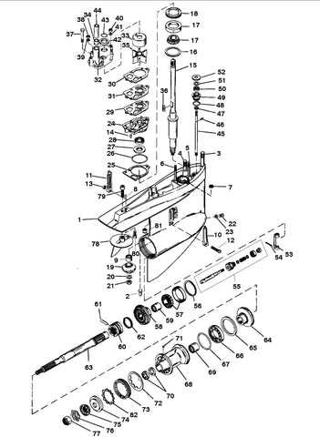 mercruiser alpha 1 parts diagram