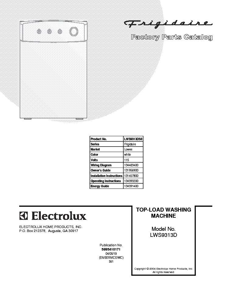 frigidaire dishwasher parts diagram pdf