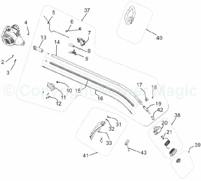 homelite trimmer parts diagram
