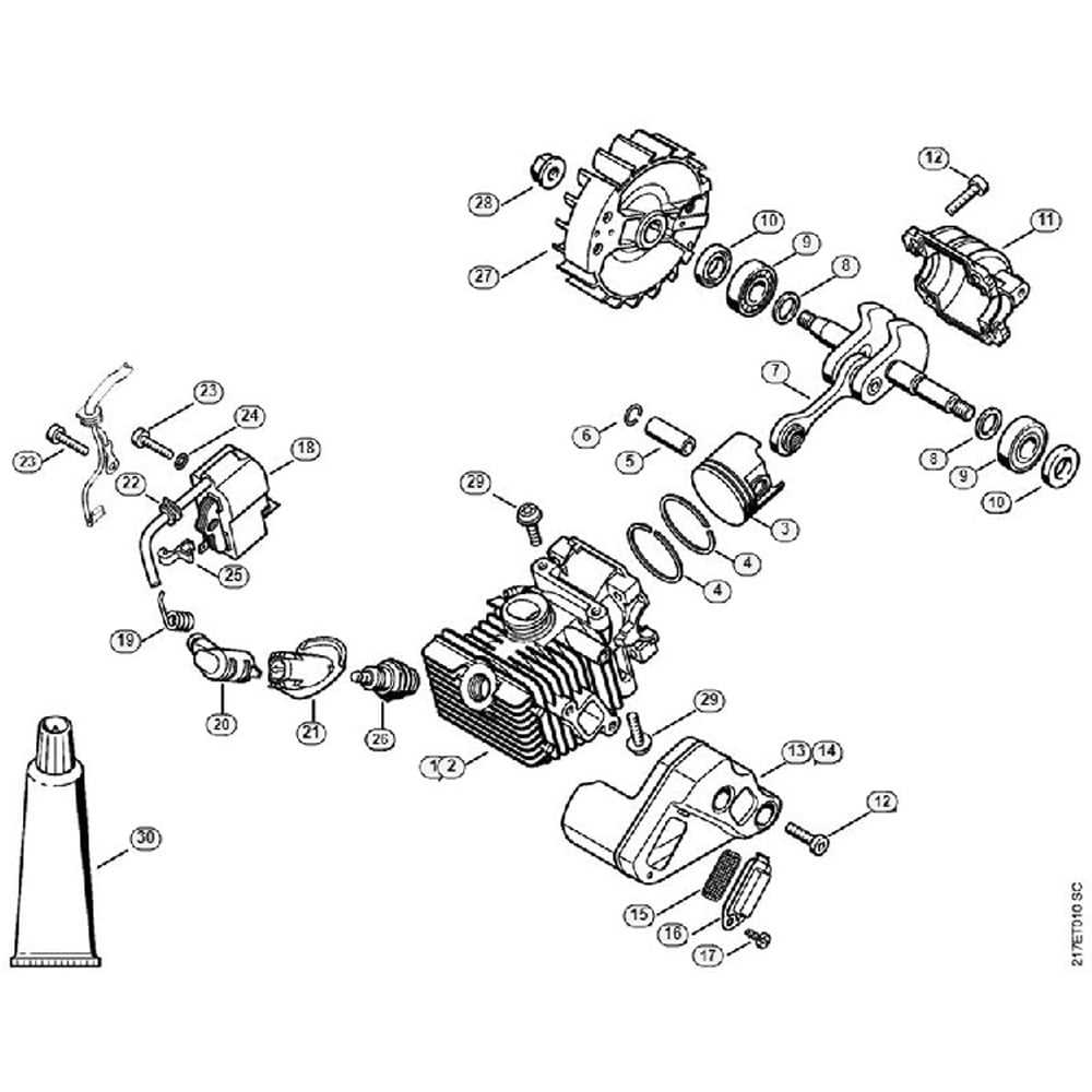 stihl ms 261 parts diagram