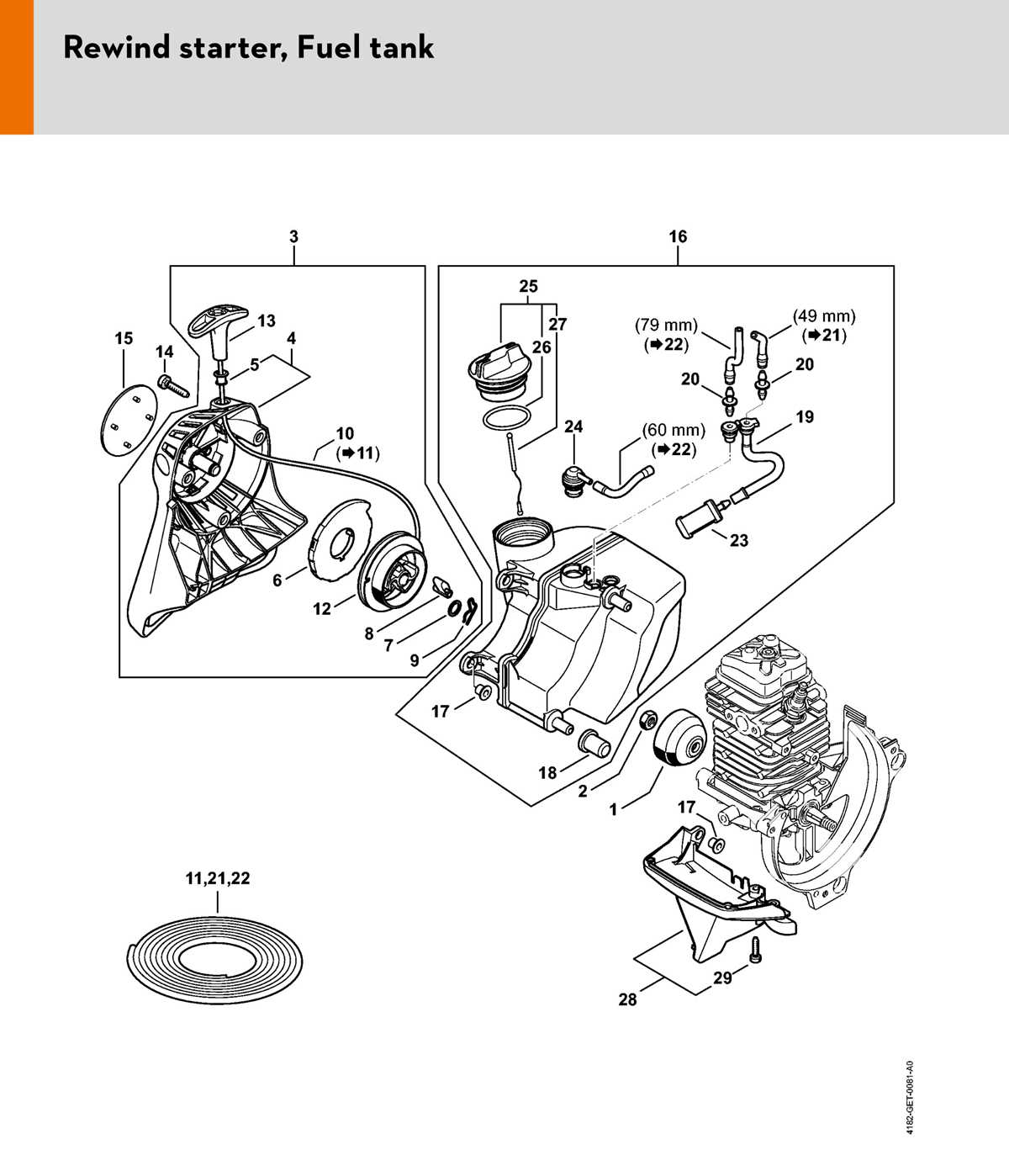 stihl fs 90 parts diagram