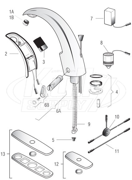 faucet parts diagram