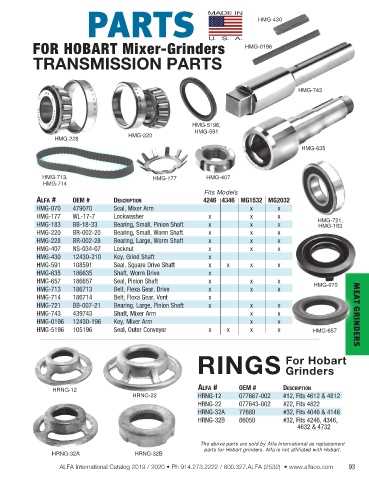 hobart mixer parts diagram
