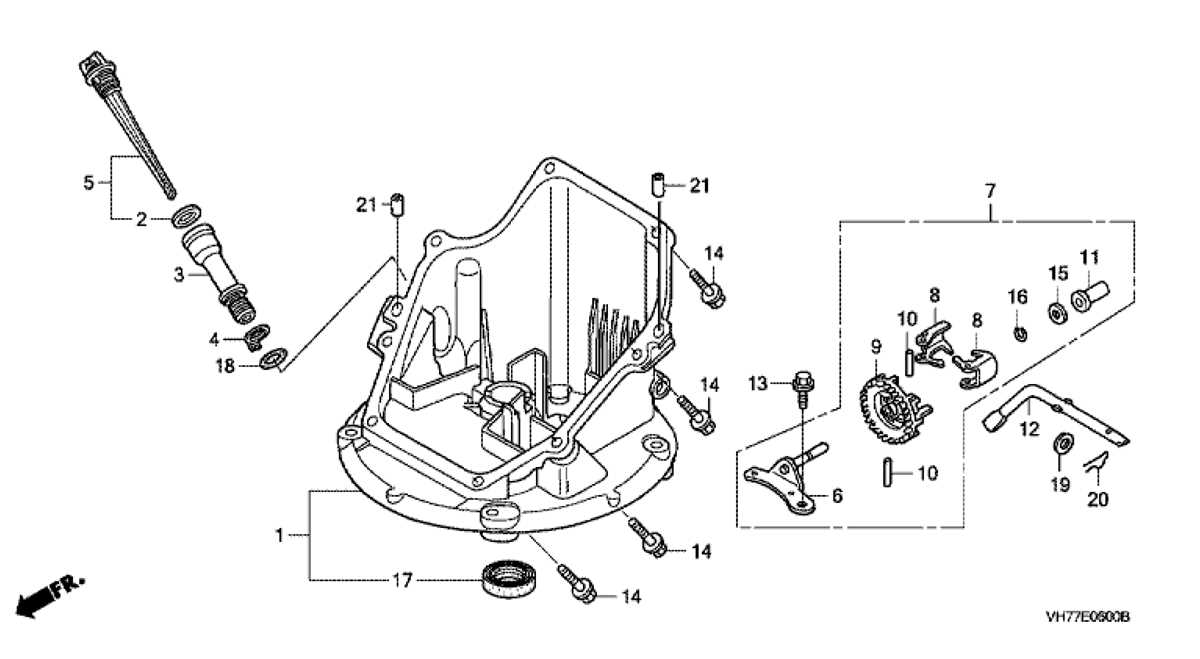 honda gcv170 parts diagram