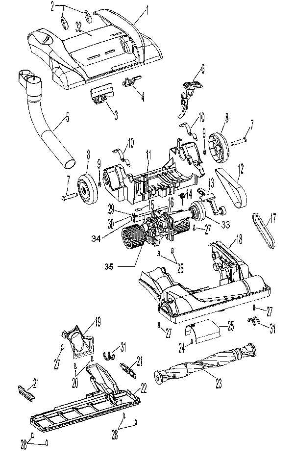 hoover windtunnel parts diagram hoover windtunnel parts diagram