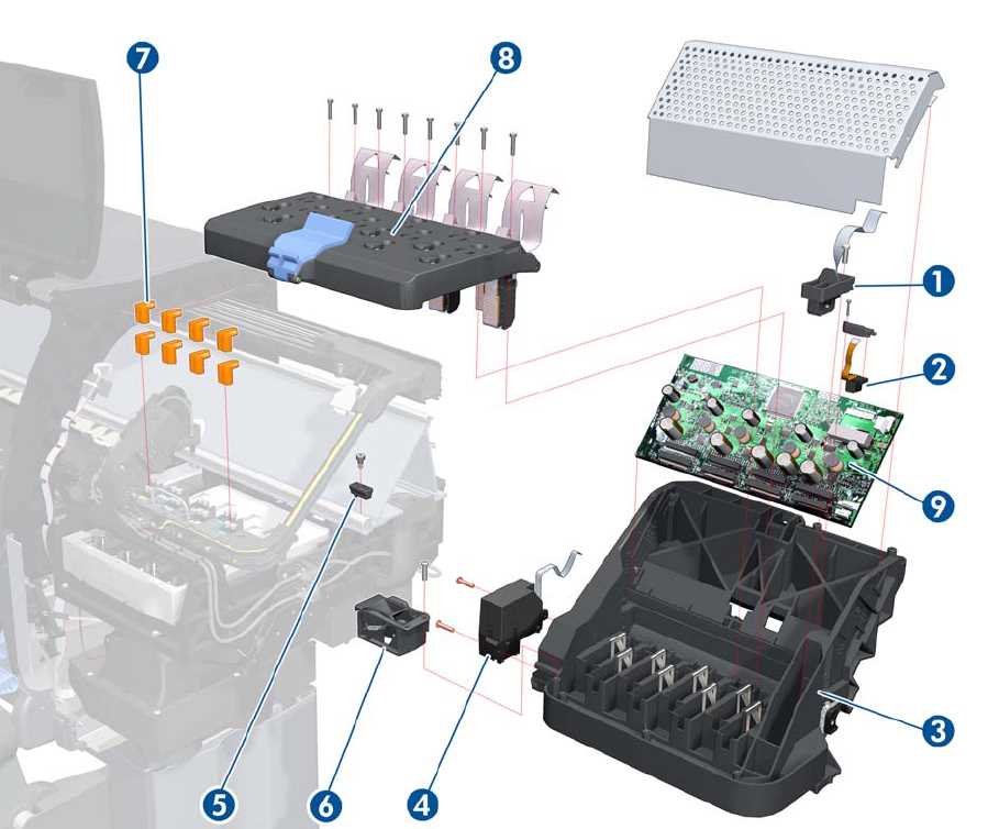 hp designjet t210 stand parts diagram hp designjet t210 stand parts diagram