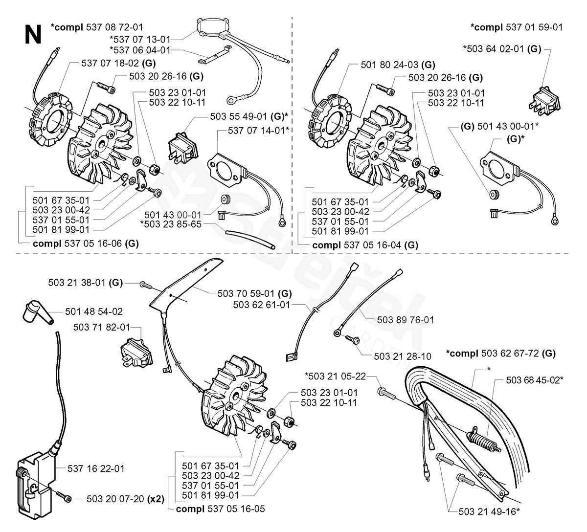 husqvarna 372 xp parts diagram