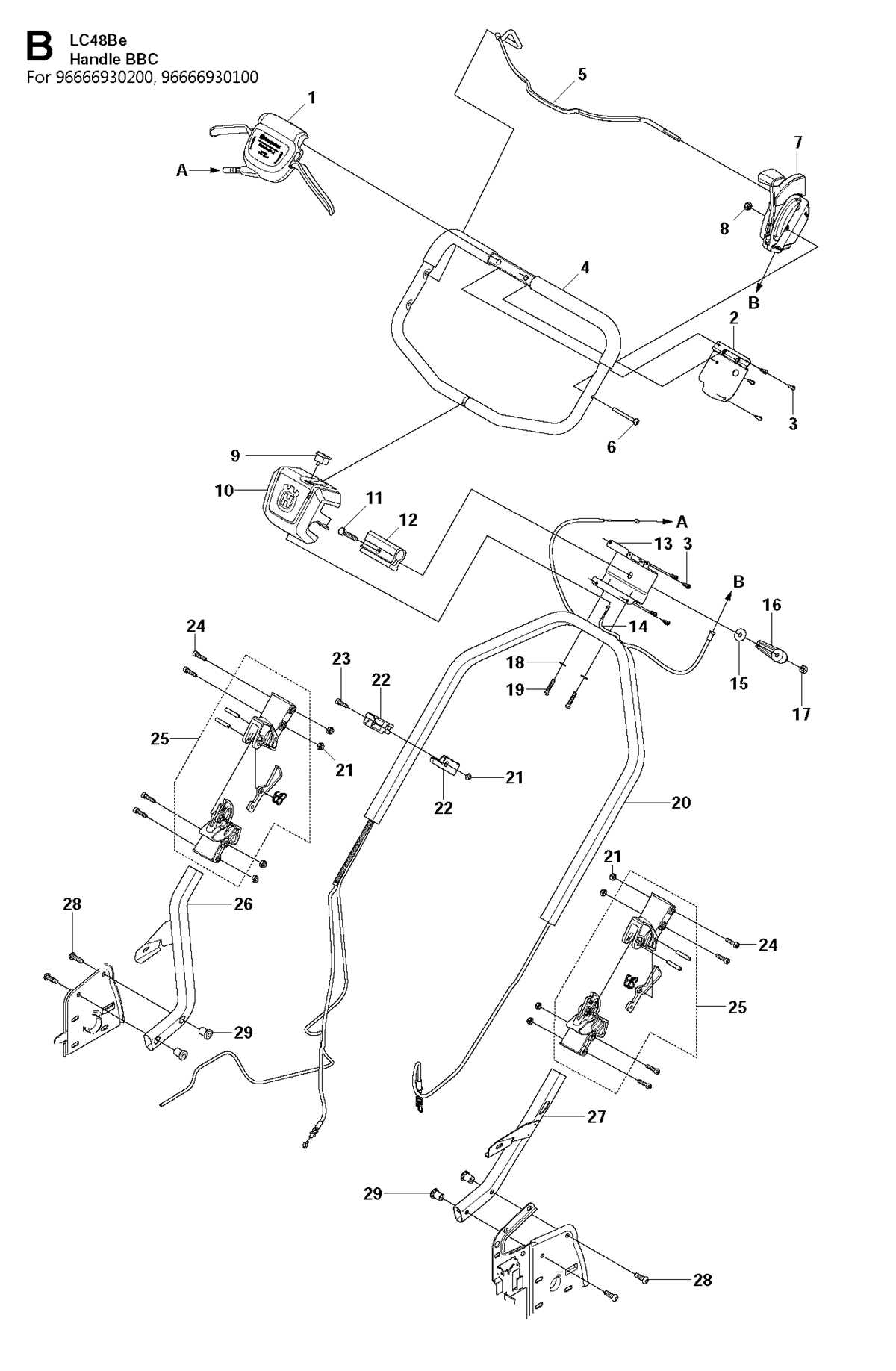 husqvarna z246 parts diagram