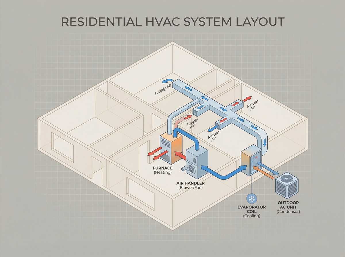 hvac system parts diagram hvac system parts diagram