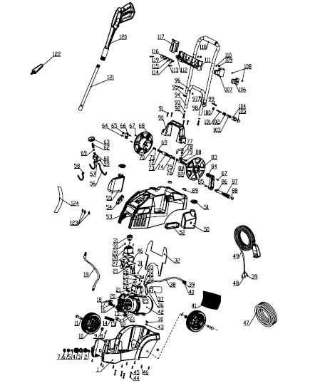 pressure washer parts diagram