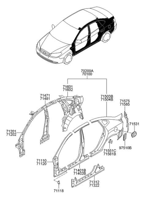 hyundai elantra parts diagram hyundai elantra parts diagram