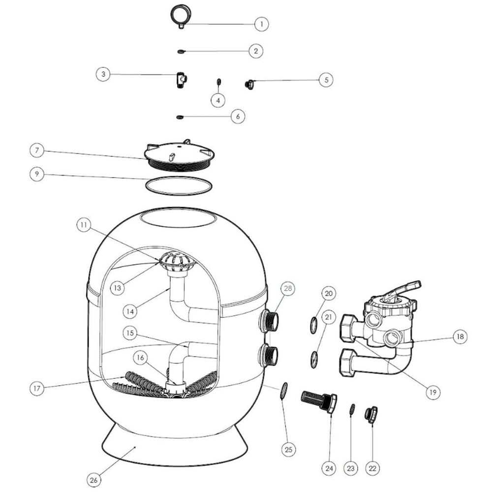 triton ii sand filter parts diagram triton ii sand filter parts diagram