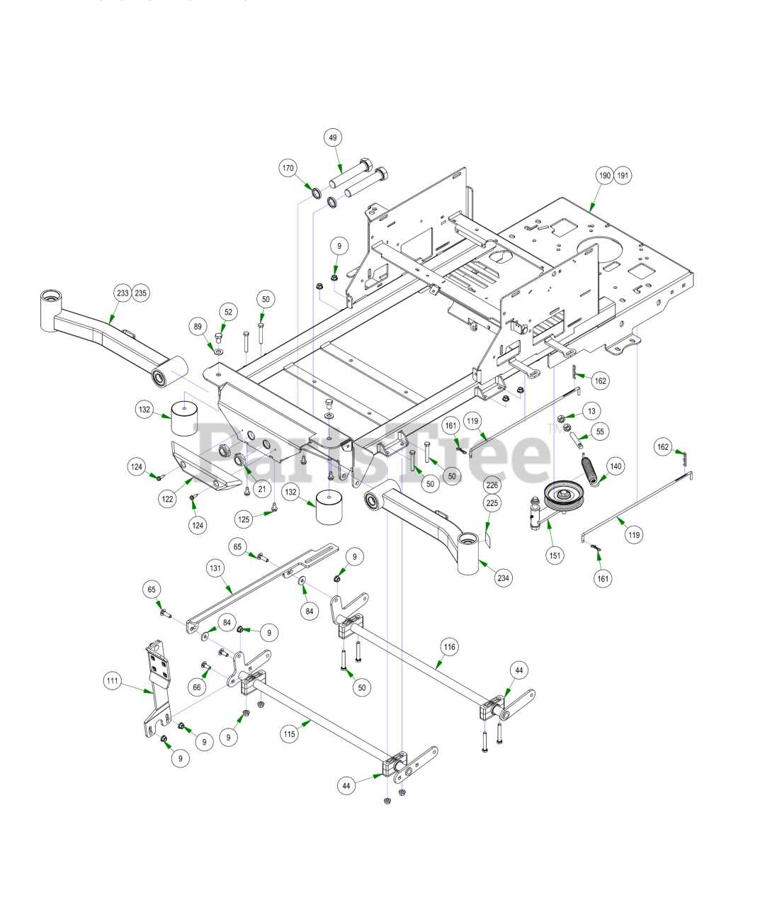bad boy zt elite parts diagram