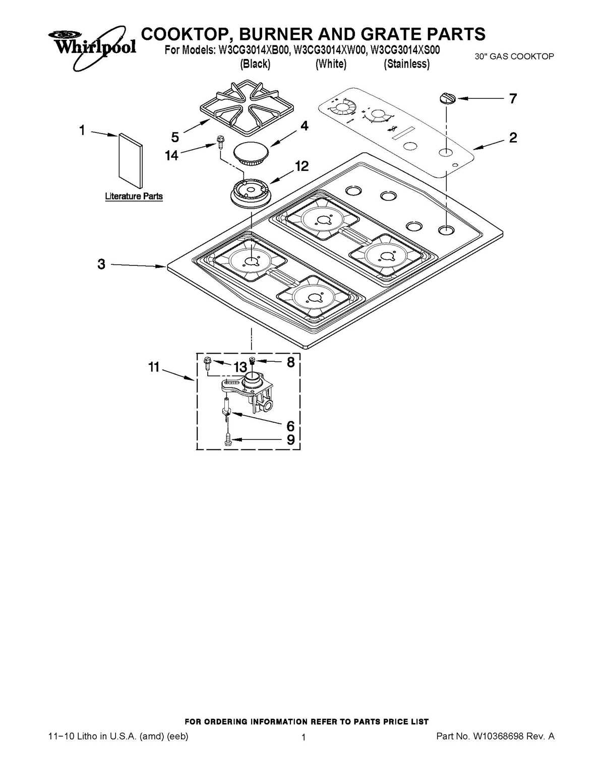 whirlpool oven parts diagram