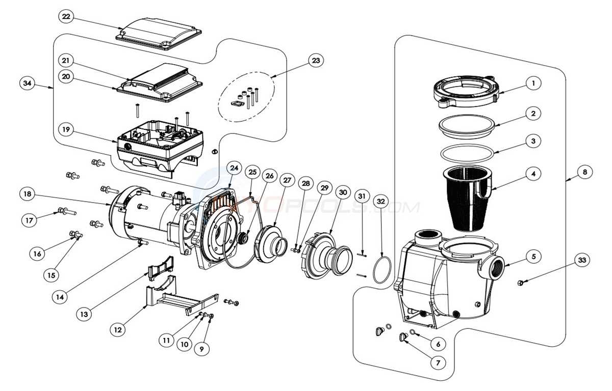 pentair intelliflo 3 vsf parts diagram