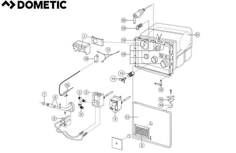 water heater diagram parts