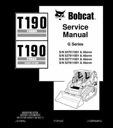 bobcat t190 parts diagram