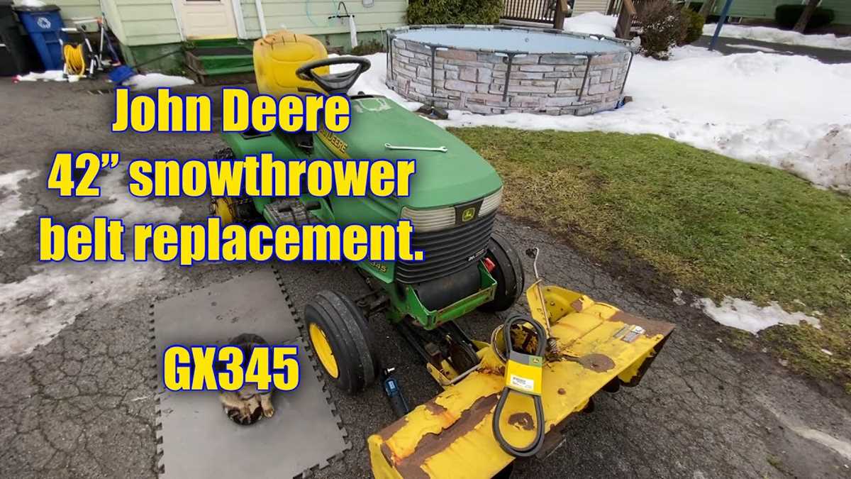 john deere 42 snow thrower parts diagram